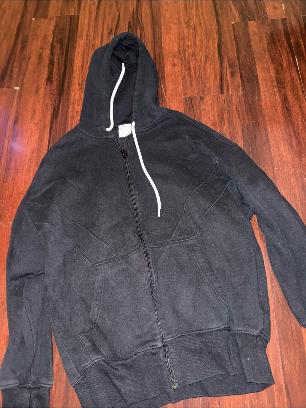 Women's Aerie Black Zip Hoodie Sweater